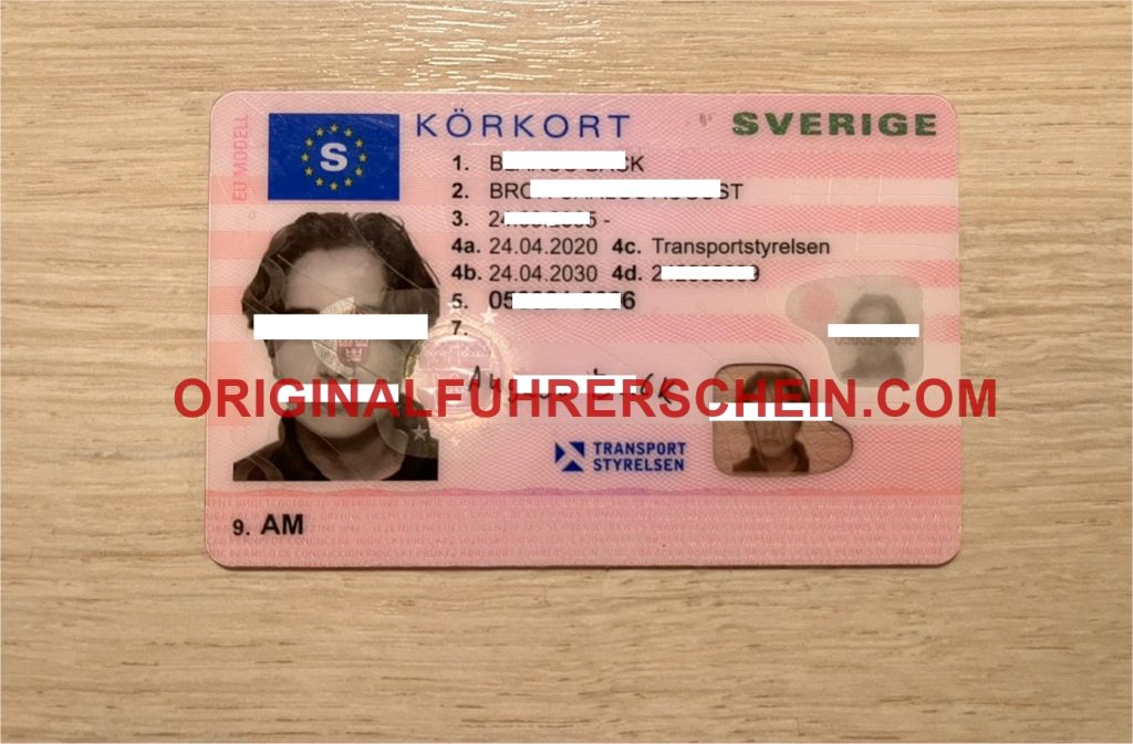 Registrierter schwedischer Führerschein in Deutschland – Bestellen Sie das Original